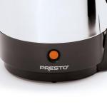 Presto 02811 Stainless Steel Electric Coffee Percolator - 12-Cups, Easy-Pour Spout, Stay-Cool Handle, Make 2-12 Cups