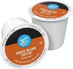 Happy Belly an Amazon Brand -Medium Roast Coffee Pods, House Blend, Compatible with Keurig 2.0 K-Cup Brewers, 100 Count