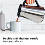 OXO Good Grips Black Thermal Travel Mug, 12 oz