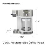 Hamilton Beach 2-Way 12 Cup Drip Coffee Maker