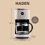 HADEN 12-Cup Programmable Drip Coffee Maker