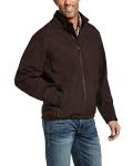 ARIAT Men's Logo 2.0 Patriot Softshell Water Resistant Jacket, Coffee Bean (XX-Large)