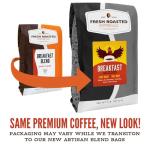 Fresh Roasted Coffee, Breakfast Blend, 5 lb (80 oz), Light Roast, Kosher, Whole Bean