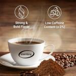 doanhdang - 17.6 Oz Premium Robusta Ground Bean Coffee, 100% Robusta Medium Roast, Rich Flavor for Espresso Shot and Brew, Origin from Vietnam, Ground Med Roast Beans