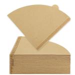 200 Count Coffee Filter, Size 02 Cone Coffee Filters Natural Pour Over Coffee Filter Unbleached Disposable Paper Filters 2-4 Cup Compatible with Pour Over and Drip Coffee Maker