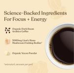 Four Sigmatic Mushroom Coffee K-Cups | Organic Dark Roast Coffee with Lion’s Mane Mushroom Powder & Yacon | Focus & Immune Support | Vegan & Keto | Sustainable Pods | 10 Count