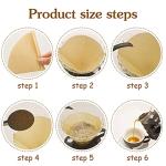 200 Count Coffee Filter, Size 02 Cone Coffee Filters Natural Pour Over Coffee Filter Unbleached Disposable Paper Filters 2-4 Cup Compatible with Pour Over and Drip Coffee Maker