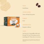 Four Sigmatic Mushroom Coffee K-Cups | Organic Dark Roast Coffee with Lion’s Mane Mushroom Powder & Yacon | Focus & Immune Support | Vegan & Keto | Sustainable Pods | 10 Count