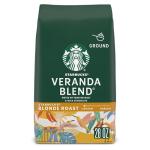 Starbucks Blonde Roast Veranda Blend Ground Coffee