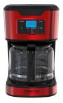 Better Chef Programmable 12-Cup Coffee Maker | 1-4 Cup Setting | Auto-Pause to Serve | 2hr Keep Warm | Perma-Filter | Stainless (Red)