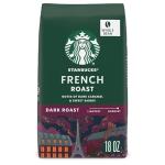 Starbucks Whole Bean Coffee, Dark Roast Coffee, French Roast, 100% Arabica, 1 bag (18 oz)