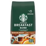 Starbucks Breakfast Blend Medium Roast Ground Coffee 28 oz