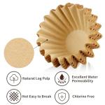 Coffee Filters Compatible with Farberware Coffee Percolator, 150 Pcs Perforated Unbleached Filter Paper for Farberware 4Cup, Coletti 6Cup, Elite Gourmet 6 Cup