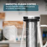 Airtight Cold Brew Coffee Maker and Tea Infuser