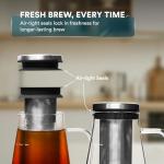 Airtight Cold Brew Coffee Maker and Tea Infuser