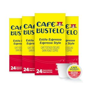 Café Bustelo Espresso Style Dark Roast Coffee, 96 Keurig K-Cup Pods