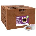 Maud's Super Flavored Coffee Pods Variety Pack, 80 ct, 16 Assorted Flavors, Medium Roast Flavored Coffee in Recyclable Single Serve Pods – 100% Arabica Beans, Compatible with Keurig K Cups Maker