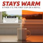 Gourmia Drip Coffee Maker – 12 Cup, One-Touch Operation, Pause & Serve, Automatic Keep Warm, Easy View Water Window, Compact Design, Stainless Steel Accents, Black