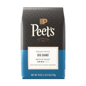 Peet's Coffee, Medium Roast Ground Coffee - Big Bang 18 Ounce Bag