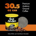 Chock Full o’Nuts New York Roast, Dark Roast Ground Coffee – Gourmet Arabica Coffee Beans – Bold, Full-Bodied and Intense Coffee (30.5 Oz. Can)