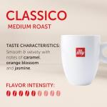 Illy Classico Roast Coffee Pods for Keurig - Caramel, Orange Blossom & Jasmine Flavors - 32 Count