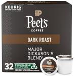 Peet's Major Dickason's Blend K-Cups, 32 Count