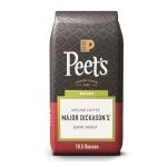 Peet's Coffee, Dark Roast Ground Coffee - Decaf Major Dickason's Blend 10.5 Ounce Bag