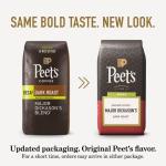 Peet's Coffee, Dark Roast Ground Coffee - Decaf Major Dickason's Blend 10.5 Ounce Bag