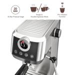 wirsh Espresso Machine,20 Bar Espresso Maker with Commercial Steamer for Latte and Cappuccino, Expresso Coffee Machine with 42 oz Removable Water Tank,Stainless Steel (Home Barista)