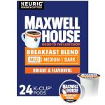 Maxwell House Breakfast Blend Light Roast K-Cup® Coffee Pods, 24 ct. Box