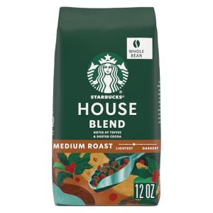 Starbucks House Blend Coffee, Whole Bean, 12-Ounce Bags (Pack of 3)
