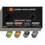 Copper Moon Single Serve Coffee Pods for Keurig K-Cup Brewers, Light, Medium & Dark Roast, Discovery Variety Pack, 80 Count