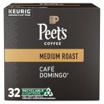 Peet's Coffee, Medium Roast Single Serve Coffee Pods, 100% Arabica Coffee - Café Domingo 32 Count (1 Box of 32 Pods)