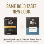 Peet's Coffee, Medium Roast Single Serve Coffee Pods, 100% Arabica Coffee - Café Domingo 32 Count (1 Box of 32 Pods)