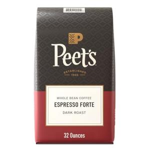 Peet's Coffee, Dark Roast Whole Bean Coffee - Espresso Forte 32 Ounce Bag