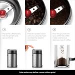 Bodum Bistro Electric Blade Coffee Grinder, Brushed Stainless Steel