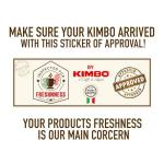 Kimbo Caffe Crema Classico Whole Bean Coffee - Blended and Roasted in Italy - Light Roast with Intense Flavor and Round Body - 2.2 lbs Bag
