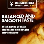 Dutch Bros® OG Medium Roast, 22 Count, Medium Roast, Single Serve Coffee Pods for Keurig K-Cup Brewers