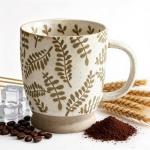 hujgeis 18 Oz Coffee Mug - Ceramic Coffee Mug With Comfortable Handl,Rustic Handmade Ceramic Coffee Cup for Latte,Cocoa, Tea, Milk,milkshake,Microwave & Dishwasher Safe