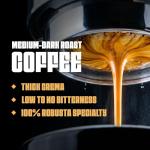 Blu Ore Black Diamond Robusta Specialty Coffee Beans - Single Origin, Bold Aromatic Espresso Beans with Hints of Walnut, Peanut, Caramel, Brown Sugar - Medium Dark Roast Coffee