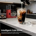 Kismile 8 Cup Drip Coffee Maker, SCA Certified Hot & Cold Brew Pour Over Coffee Machine, Fast Heating to 197–205℉, 40 Min Keep Warm, Adjustable Flow Control, Easy to Clean