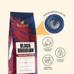 Blu Ore Black Obsidian Robusta Coffee Beans – Single Origin Vietnamese Whole Bean Coffee, Bold Strong Espresso Beans with Chocolate & Cacao Notes, High Caffeine, Medium Dark Roast