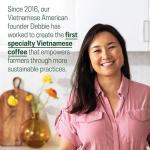 Copper Cow Premium Vietnamese Ground Coffee, 10 OZ | Classic Black Coffee | Dark Roast Made from Robusta Beans | 100% Vietnamese Coffee, Smooth, Bold Robusta, No Artificial Flavors