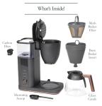 Café Specialty Drip Coffee Maker, 10-Cup Glass Carafe, WiFi Connected Smart Voice-to-Brew, Includes Reusable Filter Basket & Grounds Scooper, Barista-Quality Brew, SCA Certified, Matte Black