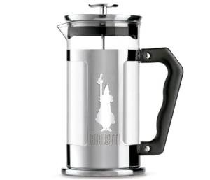 Bialetti Coffeepress French Press Coffee Maker, 8 Cup, Preziosa Stainless Steel (06852)