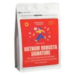 MissTrang Coffee - Vietnam Robusta Signature, Whole Bean Coffee, Medium Roast, High Caffeine, Low Acidity, Rich Velvety Crema, Bold Espresso & Cold Brew Flavor (8.8oz Bag)