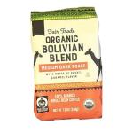 Organic Fair Trade Whole Bean Coffee (12 oz, Bolivian Blend)