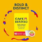 Café Bustelo Espresso Style Dark Roast, Single Serve Coffee Pods, 10 Count (Pack of 6)