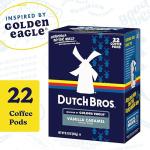 Dutch Bros Vanilla Caramel Flavored Coffee Inspired by Golden Eagle®, 22 Count, Medium Roast, Single Serve Coffee Pods for Keurig K-Cup Brewers