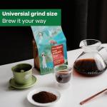 Conihat Ground Coffee - 100% Vietnamese Premium Fine Robusta, Dark Roast, Chocolate & Woody Notes, Long Aftertaste, Low Acid, Single Origin, Hand-Picked, 12 Oz Bag